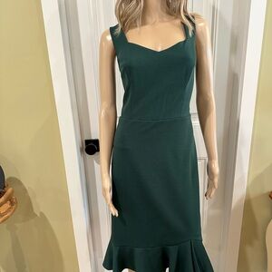 Elegant Betsy Johnson Green Sleeveless Dress Size 14